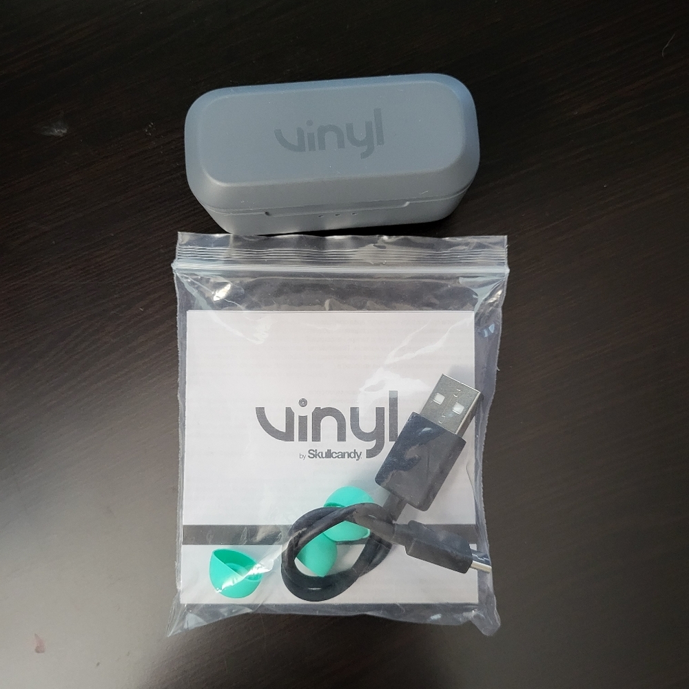 Vinyl by Skullcandy Wireless Earbuds Gray & Teal